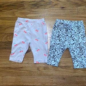 Zara leggings short sets 12-18 M